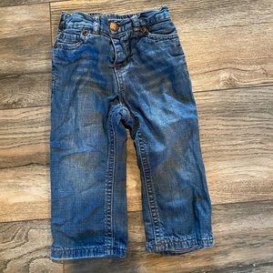 Little 77 baby boy lined jeans - 12-18months
